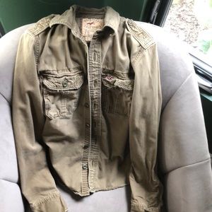 Hollister army shirt